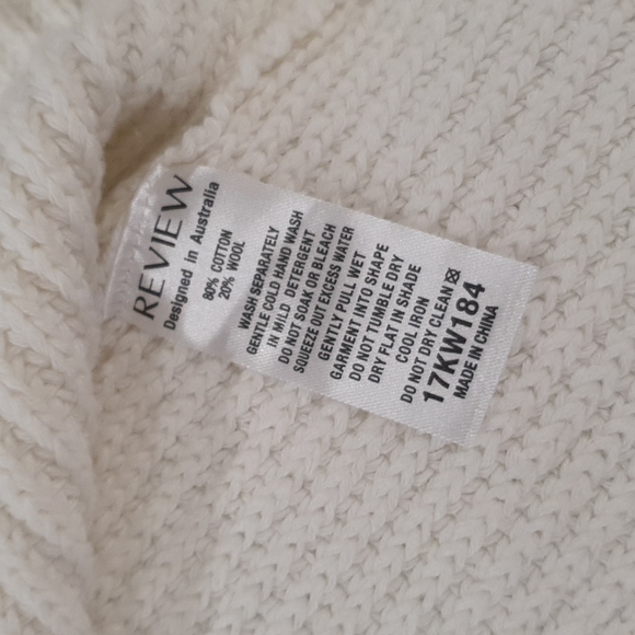 Review Size 8 White Knit Jumper - Picture 8 of 8